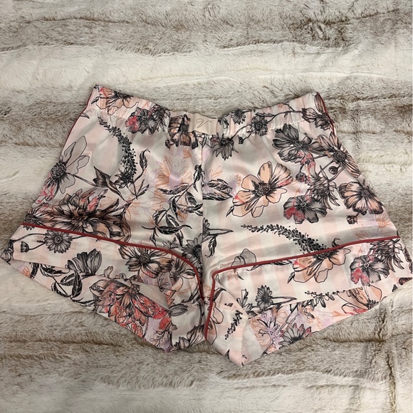 VICTORIA’S SECRET pink floral pajama pj sleep set M/S - Picture 6 of 6